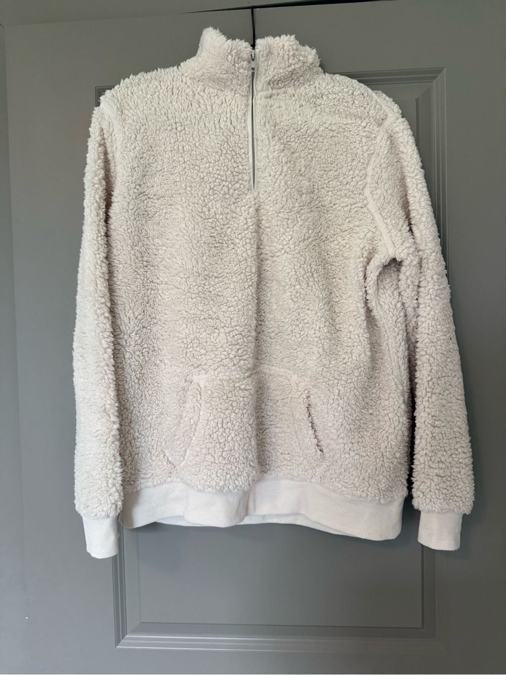Cream zip up jacket